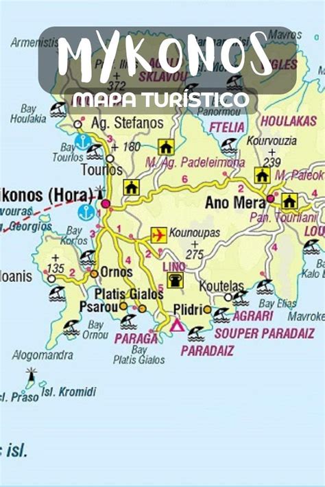 mykoins|mykonos mapa turístico.